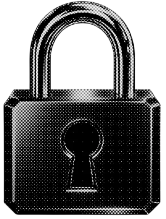 Central Padlock Security Graphic
